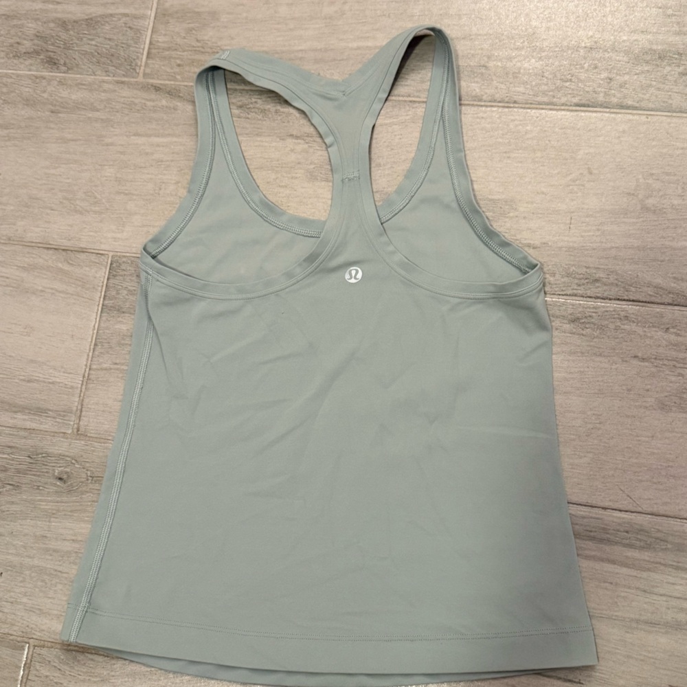 lululemon athletica Women's Gray Racerback Tank Top